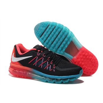 Nike Air Max 2015 Women Running Shoes Black Blue Red